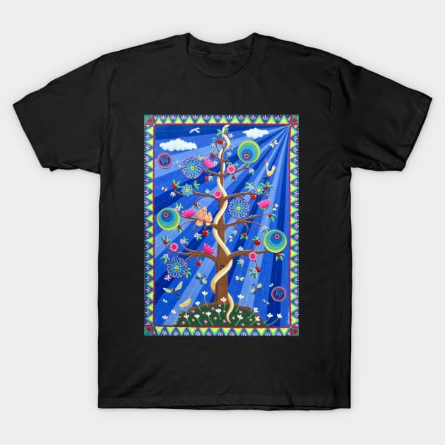 Mandala Tree of Life T-Shirt by SoozieWray